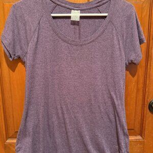 CALIA by Carrie Underwood Stretch Purple Top T Shirt Size Large